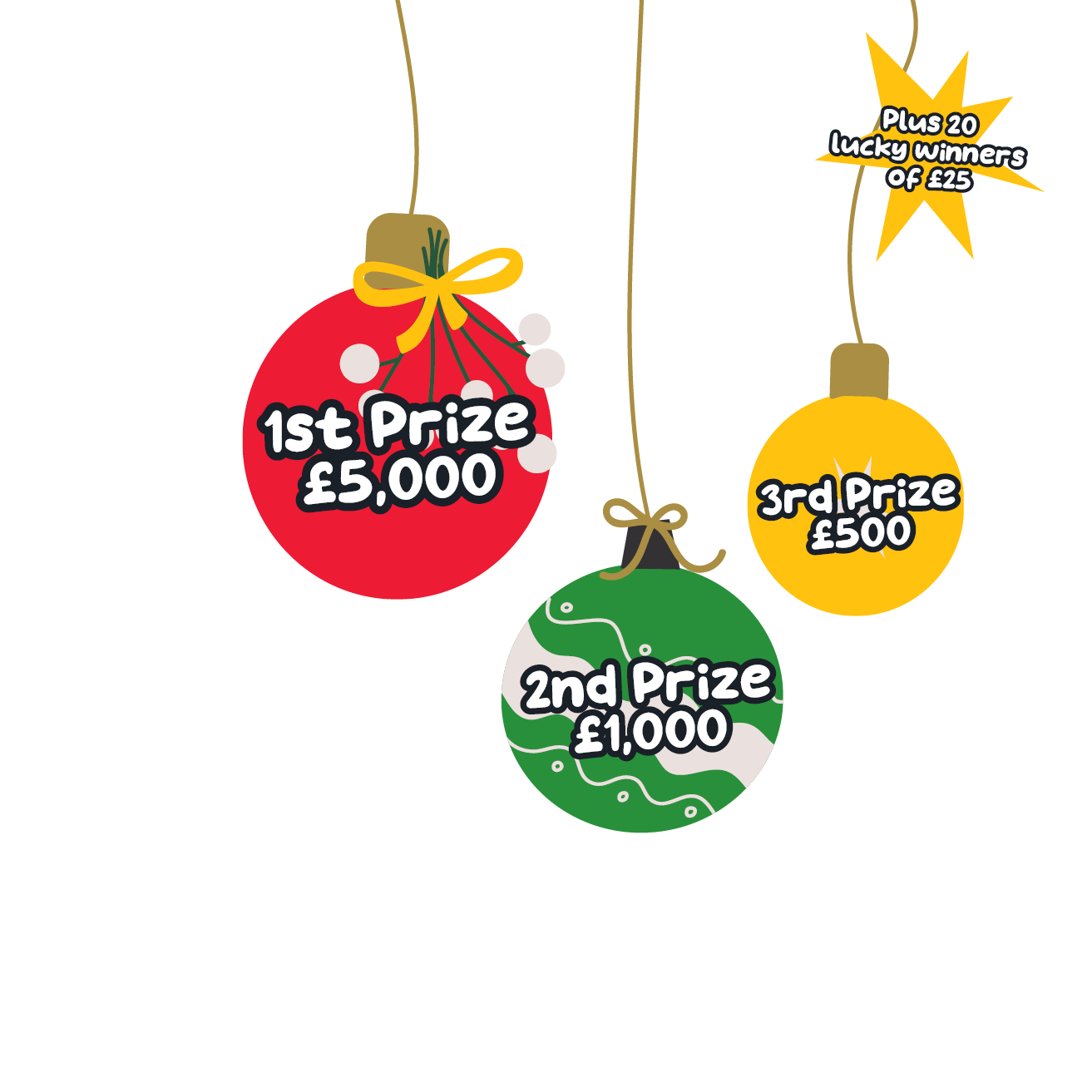 Raffle ticket derian house christmas raffle